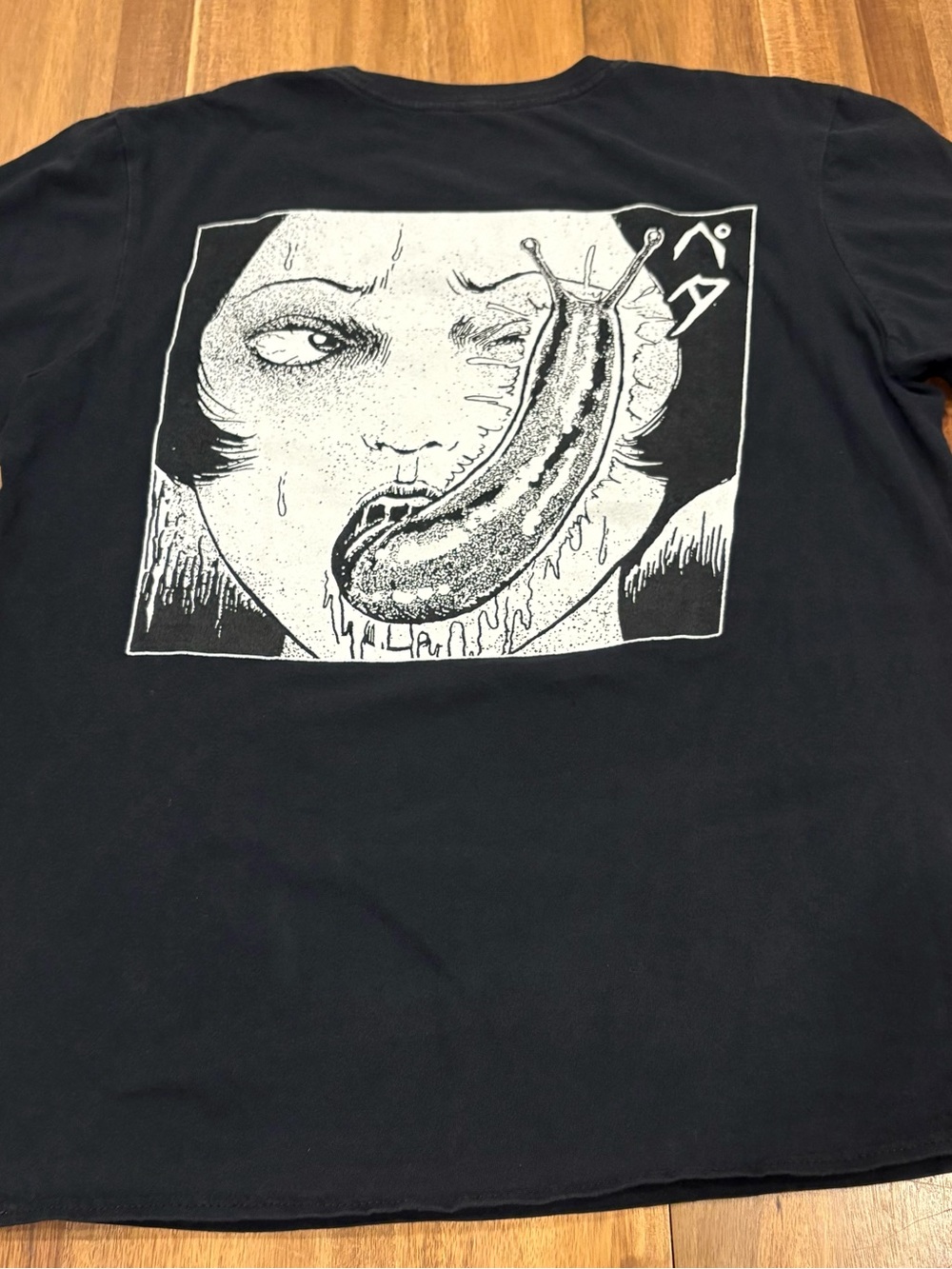 Junji Ito Collection Manga Horror Graphic T-Shirt Black Medium